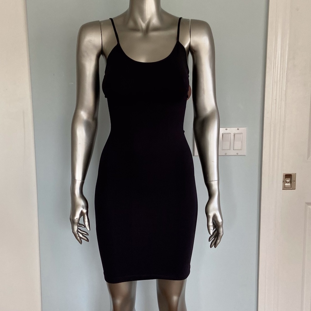 Cass Cami Shapewear Dress in Black